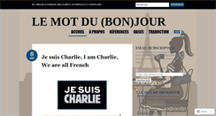 Desktop Screenshot of lemotdubonjour.com